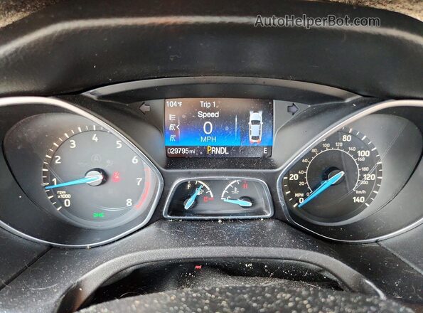 1FADP3F2XGL341038 2016 FORD FOCUS Серебряный Вид щитка приборов