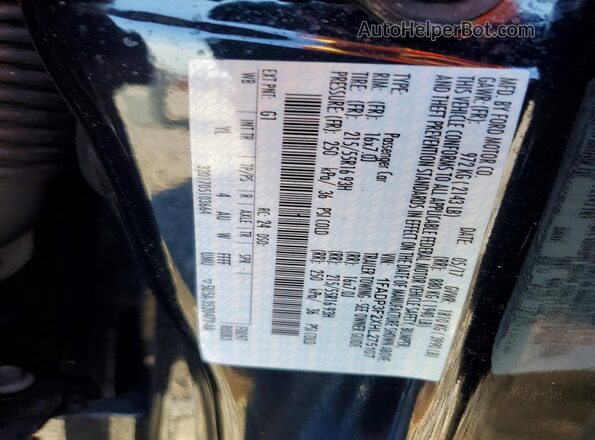 1FADP3F2XHL275107 2017 FORD FOCUS Black ძრავის განყოფილების ხედი