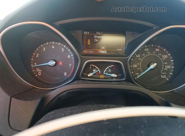 1FADP3F2XHL275107 2017 FORD FOCUS Black ხელსაწყოთა პანელის ხედი
