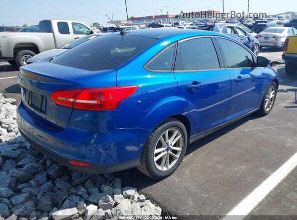 1FADP3F2XJL237057 2018 FORD FOCUS Blue Tył prawy