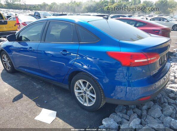 1FADP3F2XJL237057 2018 FORD FOCUS Blue Tył lewy