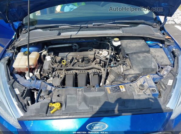 1FADP3F2XJL237057 2018 FORD FOCUS Blue Widok z tyłu