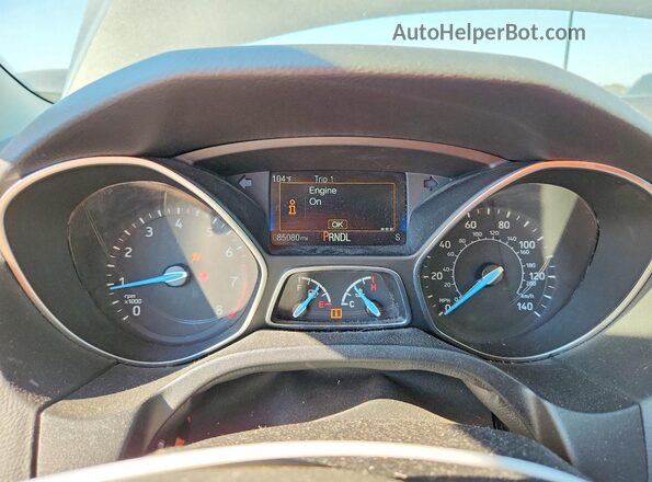 1FADP3F2XJL261097 2018 FORD FOCUS Серый Вид щитка приборов