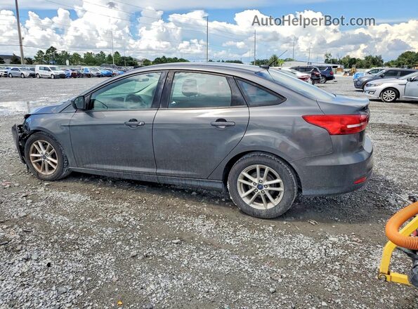 1FADP3F2XJL329608 2018 FORD FOCUS Gray Rear left