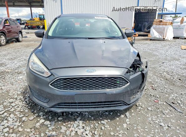 1FADP3F2XJL329608 2018 FORD FOCUS Gray Front view