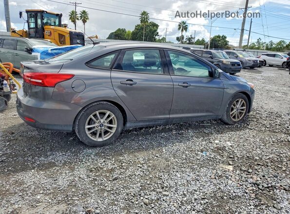 1FADP3F2XJL329608 2018 FORD FOCUS Gray Rear right