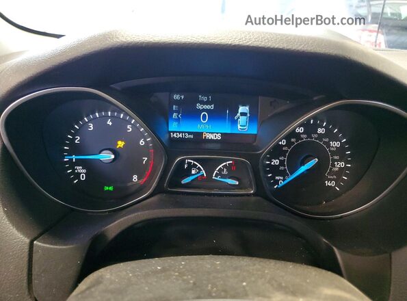 1FADP3FE4JL236352 2018 FORD FOCUS Silver Instrument cluster view