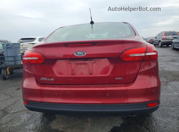 1FADP3H24HL305697 2017 FORD FOCUS Red Vista trasera