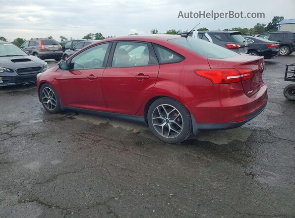 1FADP3H24HL305697 2017 FORD FOCUS Red Trasero izquierdo