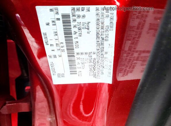 1FADP3H24HL305697 2017 FORD FOCUS Red Vista del compartimento del motor