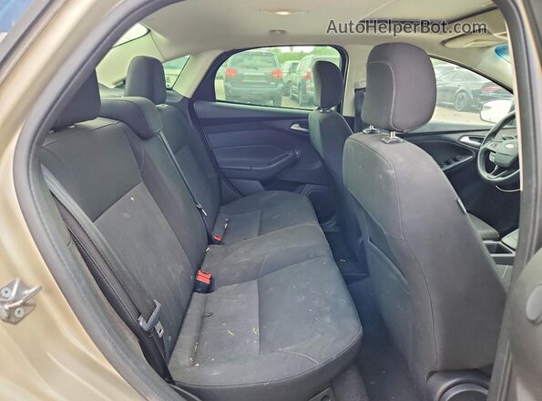 1FADP3H28JL229505 2018 FORD FOCUS Tan Rear seats view