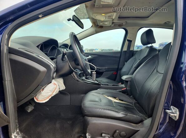 1FADP3J21GL296868 2016 FORD FOCUS Blue Front interior view