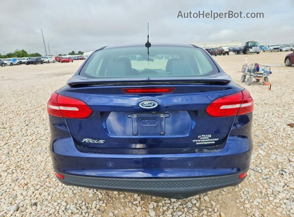 1FADP3J21GL296868 2016 FORD FOCUS Blue Rear view