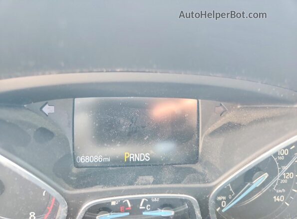 1FADP3J27JL233071 2018 FORD FOCUS Gray Widok zestawu wskaźników