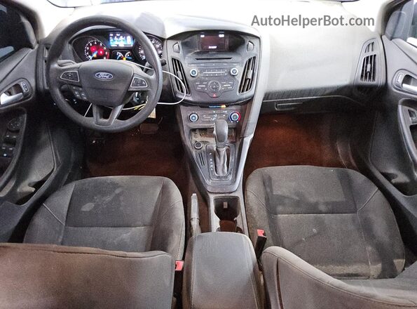 1FADP3K21HL278287 2017 FORD FOCUS Black Widok deski rozdzielczej