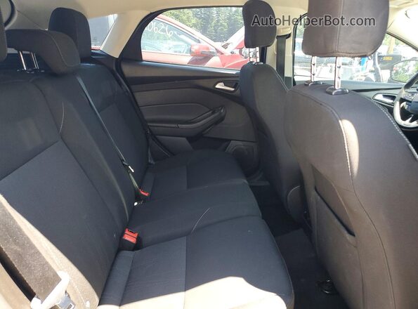 1FADP3K23GL362643 2016 FORD FOCUS Black უკანა სავარძლების ხედი