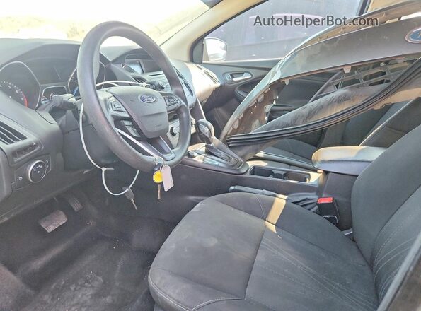 1FADP3K25HL301439 2017 FORD FOCUS Gray წინა სალონის ხედი