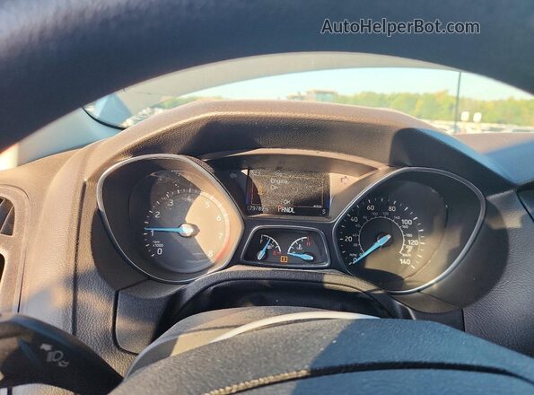 1FADP3K25HL301439 2017 FORD FOCUS Gray ხელსაწყოთა პანელის ხედი