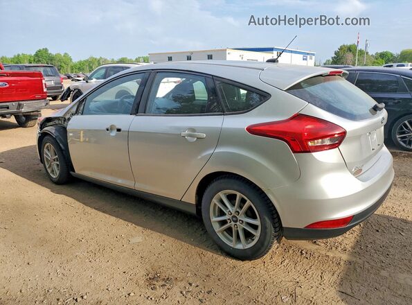 1FADP3K26JL262933 2018 FORD FOCUS Silver Trasero izquierdo
