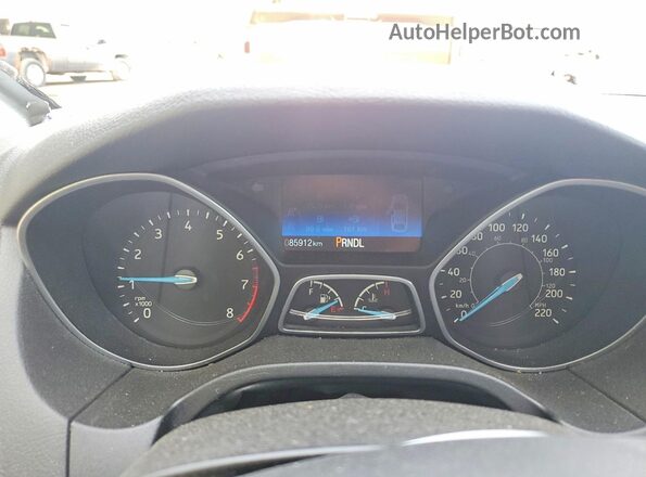1FADP3K26JL262933 2018 FORD FOCUS Silver Vista del cuadro de instrumentos