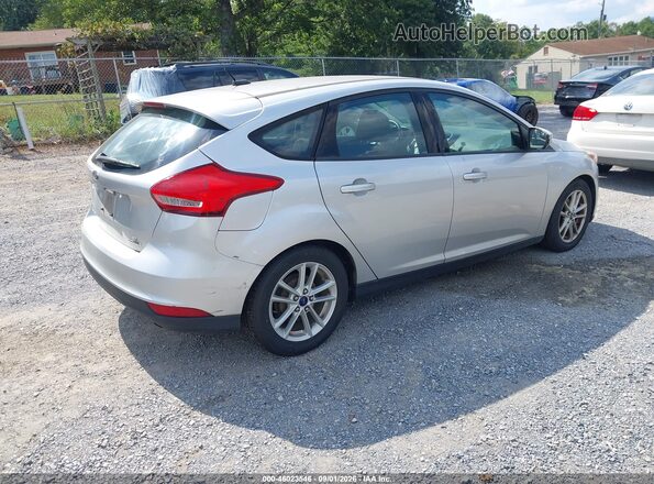 1FADP3K27GL217203 2016 FORD FOCUS Silver Задня права чверть