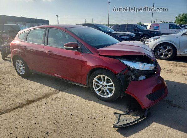 1FADP3K27GL359308 2016 FORD FOCUS Красный Передняя правая четверть