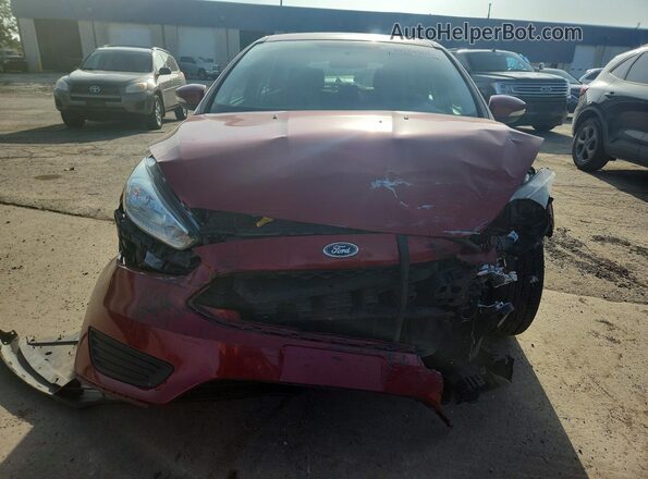 1FADP3K27GL359308 2016 FORD FOCUS Красный Вид спереди