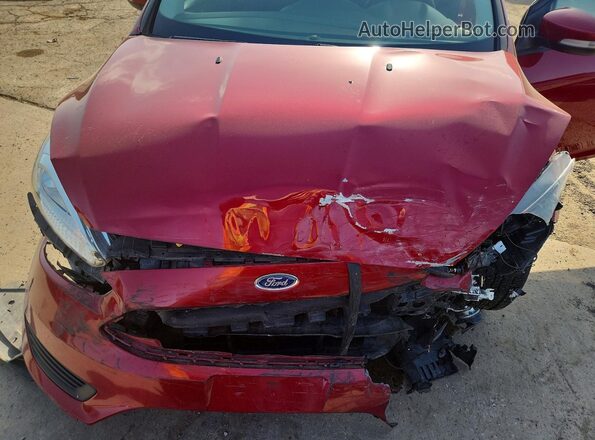 1FADP3K27GL359308 2016 FORD FOCUS Красный Вид задней части салона
