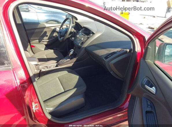 1FADP3K28GL254289 2016 FORD FOCUS Red Widok wnętrza z przodu