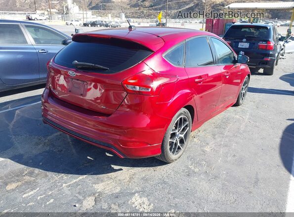 1FADP3K28GL254289 2016 FORD FOCUS Red Tył prawy