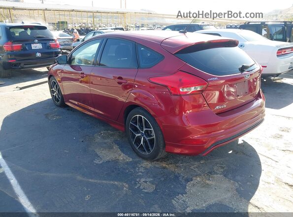 1FADP3K28GL254289 2016 FORD FOCUS Red Tył lewy