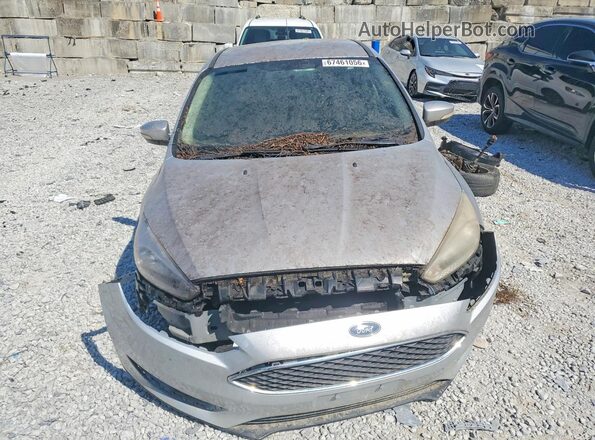 1FADP3K2XHL217956 2017 FORD FOCUS Silver Front view