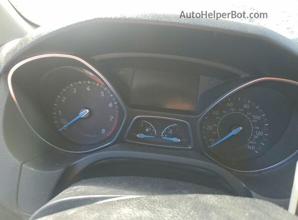 1FADP3K2XHL217956 2017 FORD FOCUS Silver Instrument cluster view
