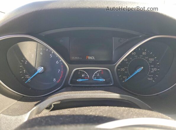 1FADP3K2XJL331316 2018 FORD FOCUS White Vista del cuadro de instrumentos