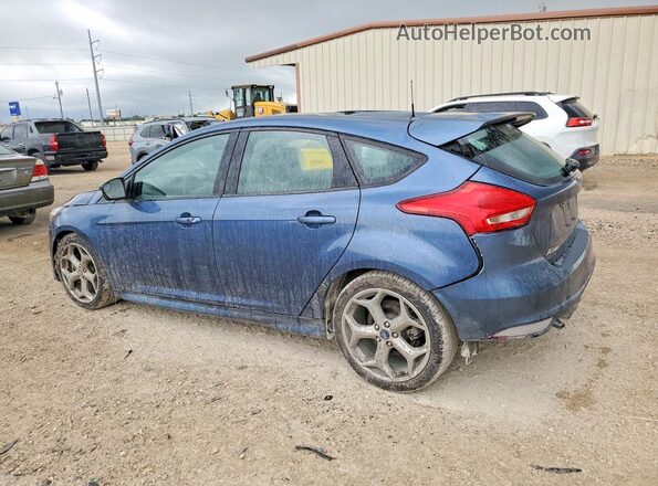 1FADP3L92JL209528 2018 FORD FOCUS Blue Trasero izquierdo