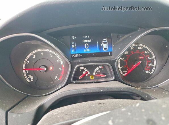 1FADP3L92JL209528 2018 FORD FOCUS Blue Vista del cuadro de instrumentos