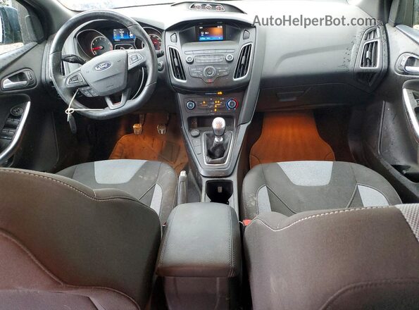 1FADP3L92JL209528 2018 FORD FOCUS Blue Vista del salpicadero