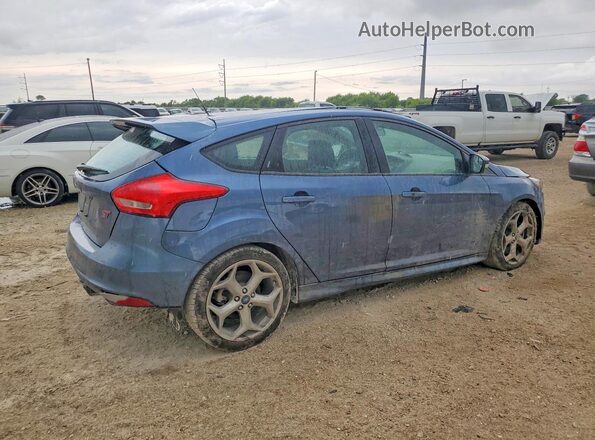 1FADP3L92JL209528 2018 FORD FOCUS Blue Trasero derecho