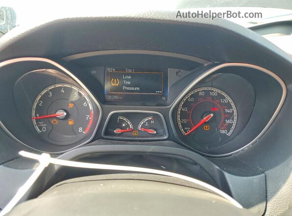 1FADP3L96GL287593 2016 FORD FOCUS Charcoal Instrument cluster view