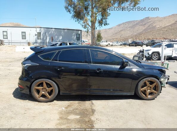 1FADP3L97GL327681 2016 FORD FOCUS ST Черный Вид задней части салона