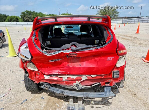 1FADP3L99HL229690 2017 FORD FOCUS Red Widok z tyłu