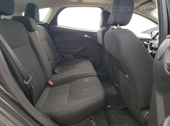 1FADP3M24HL289619 2017 FORD FOCUS Gray Rear seats view