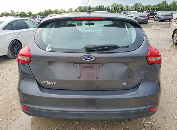 1FADP3M24HL289619 2017 FORD FOCUS Gray Rear view