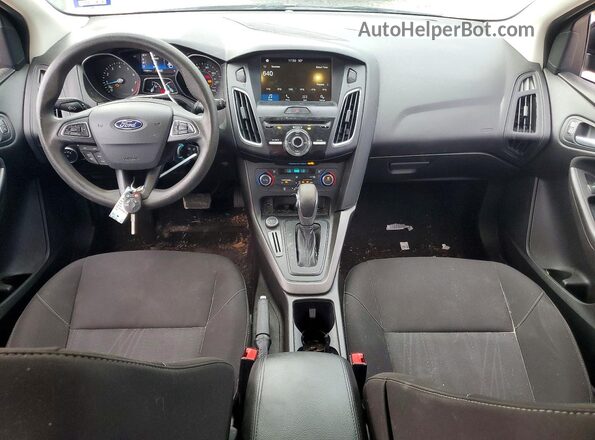 1FADP3M24HL289619 2017 FORD FOCUS Gray Dashboard view