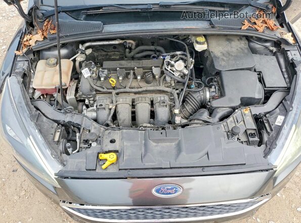 1FADP3M24HL289619 2017 FORD FOCUS Gray Rear interior view