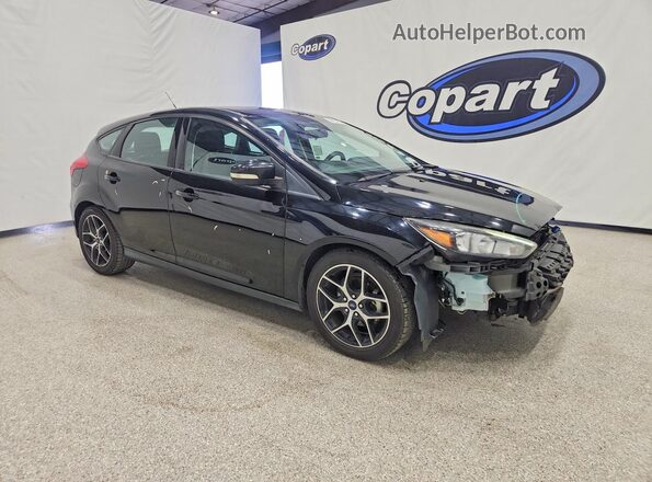 1FADP3M25JL230553 2018 FORD FOCUS Black Front right