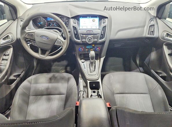 1FADP3M25JL230553 2018 FORD FOCUS Black Dashboard view