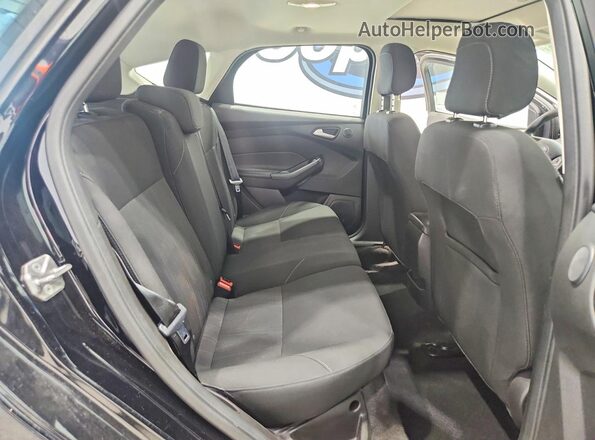 1FADP3M25JL230553 2018 FORD FOCUS Black Rear seats view