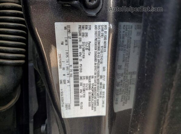1FADP3M28JL236864 2018 FORD FOCUS Charcoal Engine compartment view