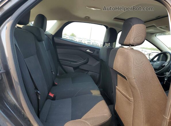 1FADP3M28JL236864 2018 FORD FOCUS Charcoal Rear seats view